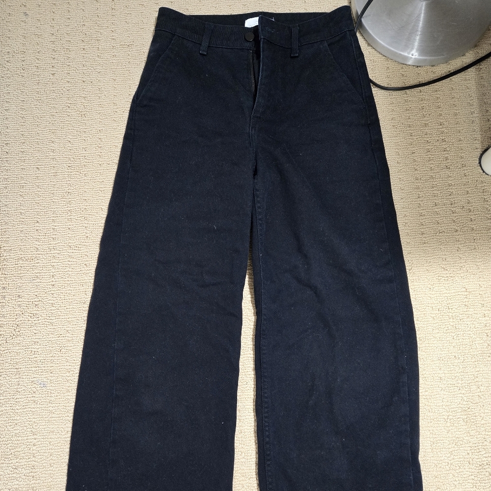 Oak and fort wide leg jeans